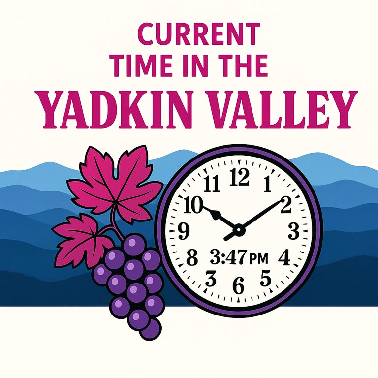 Grape Clock‑tower illustration